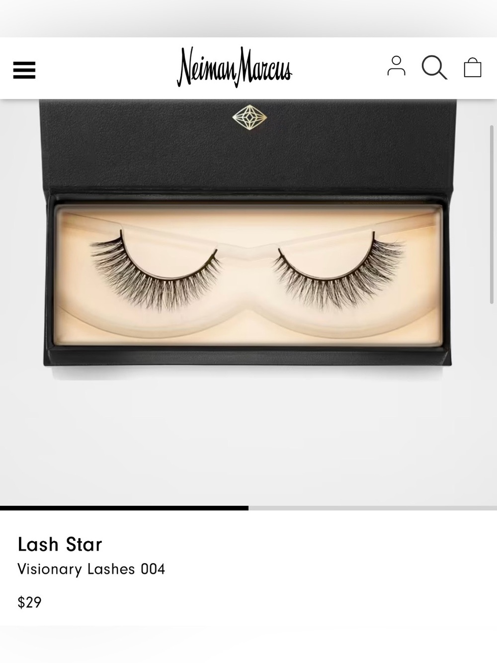 Visionary Lashes 001- Black False Eyelashes